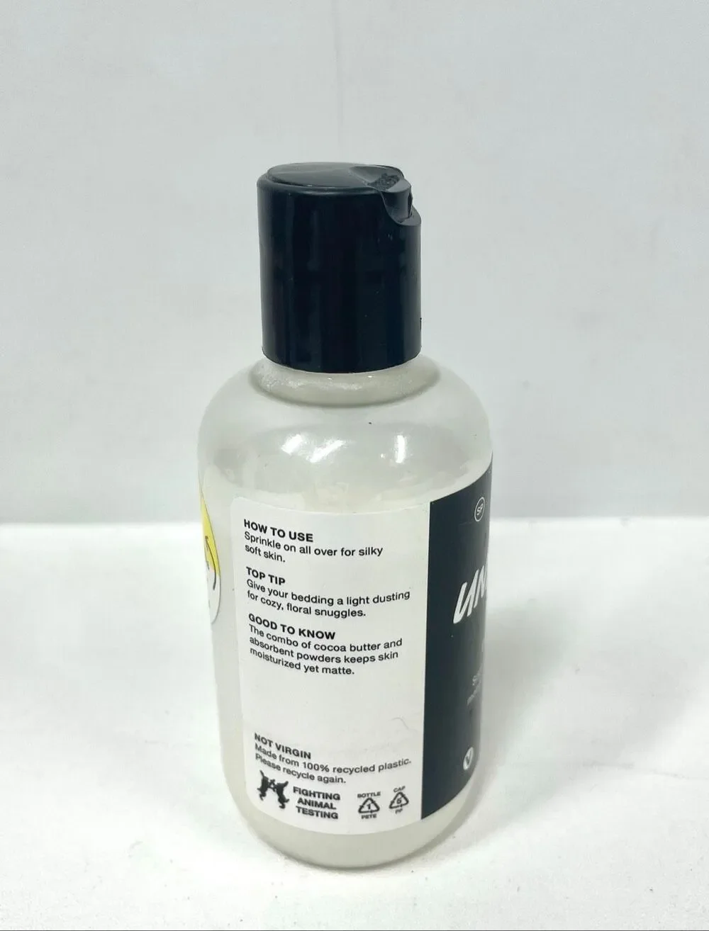 LUSH Silky Under Wear Dusting Powder 2.1 oz 60g Jasmine Vintage Packaging RARE